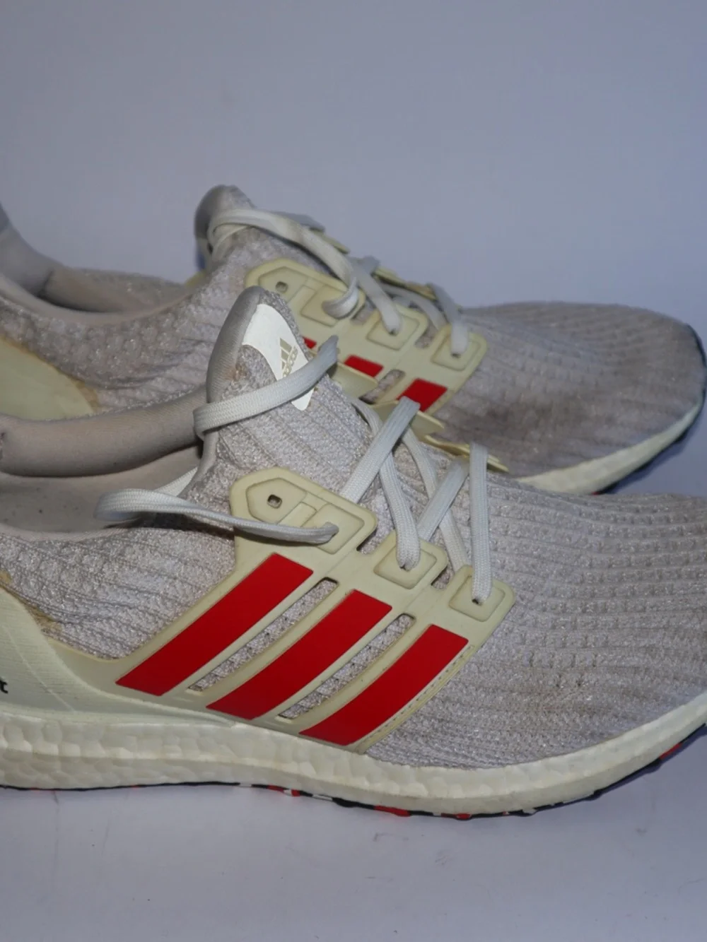Adidas UltraBoost 4.0 Red Stripes Men's 8.5